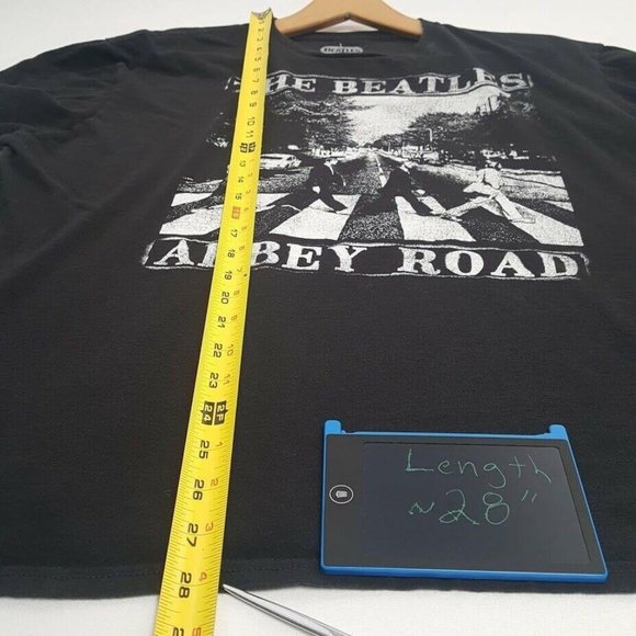 The Beatles Abbey Road Black Men's Graphic Tee T-Shirt XL - Picture 5 of 8